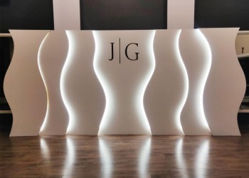 Weronika - Ścianka fale led | Dekoracje ślubne Uniejów, łódzkie