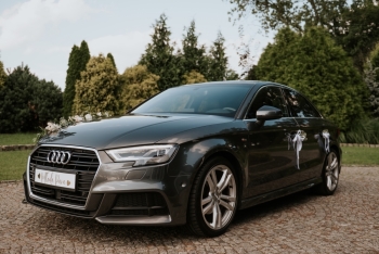 Audi A3 w kolorze Daytona Grey | Auto do ślubu Piekary Śląskie, śląskie