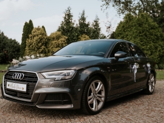 Audi A3 w kolorze Daytona Grey | Auto do ślubu Piekary Śląskie, śląskie