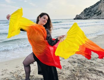 Barbara Guc | Taniec z wachlarzami | Pokaz tańca na weselu Nowy Sącz, małopolskie