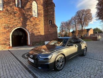AUDI A6 / szary - perłowy | Auto do ślubu Kalisz, wielkopolskie