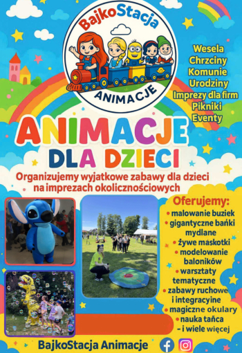 BajkoStacja Animacje | Animator dla dzieci Zamość, lubelskie