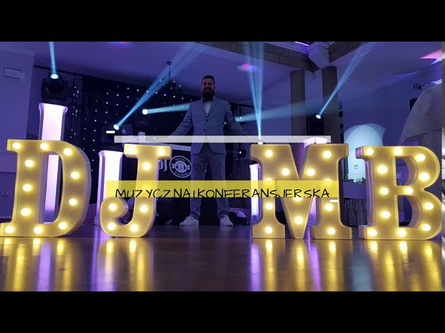 DJ MB Wodzirej Dj na Wesele Nowocześnie Stylowo Glamour Retro - film 1