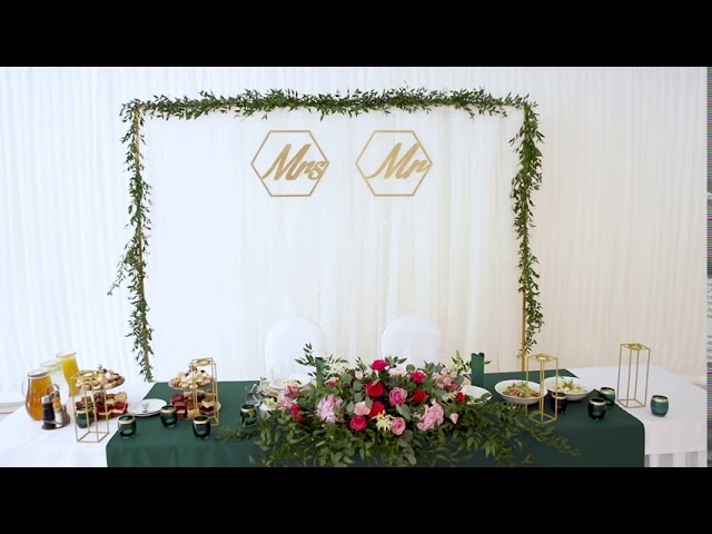 BRILLIANT WEDDING - wypożyczalnia dekoracji • dekoracje • florystyka - film 1