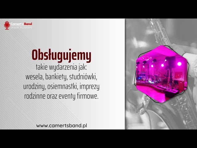 Camert's Band - Zespół Coverowy - 100% na żywo 🎼 - film 1