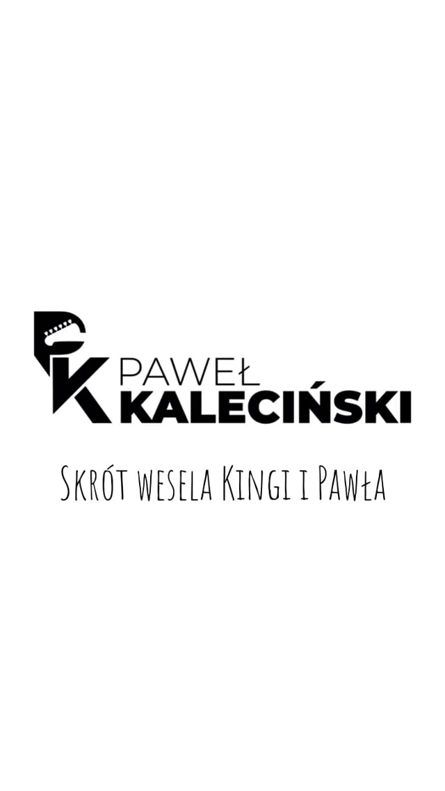 DJ Paweł Kaleciński - wodzirej, gitarzysta i wokalista na Wasze wesele - film 1