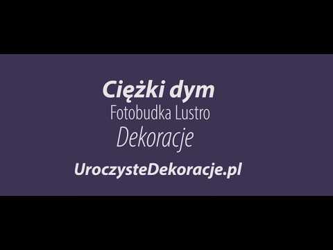 Ciężki dym. Fotobudka Lustro. Dekoracje weselne. - film 1