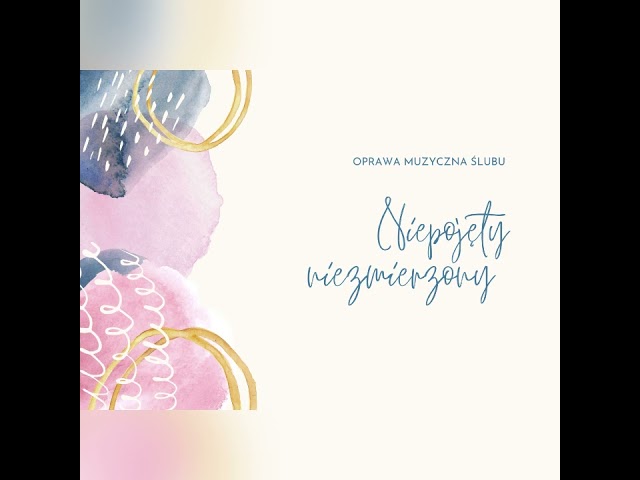 Natalia Watkowska - Oprawa muzyczna ślubu - film 1