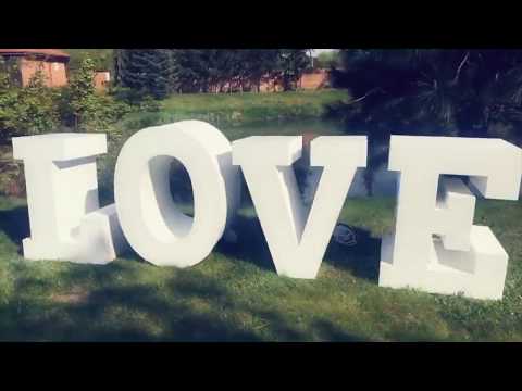 NAPIS LOVE - STÓŁ LOVE NA TWOJE WESELE - film 1