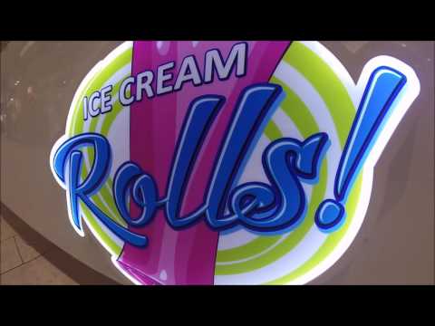 Lody Tajskie Ice Rolls - Bufet lodowy - Show kulinarne - film 1