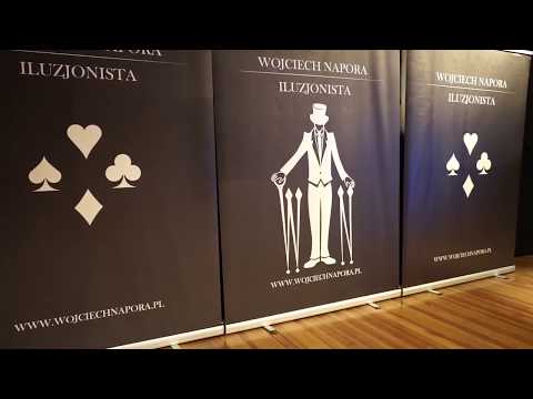 ♠ Iluzjonista dr WOJCIECH NAPORA - wyjątkowy pokaz iluzji na weselu ♠ - film 1