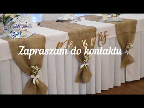 OzdobiAnka - Dekoracje ślubne, weselne i okolicznościowe - film 1